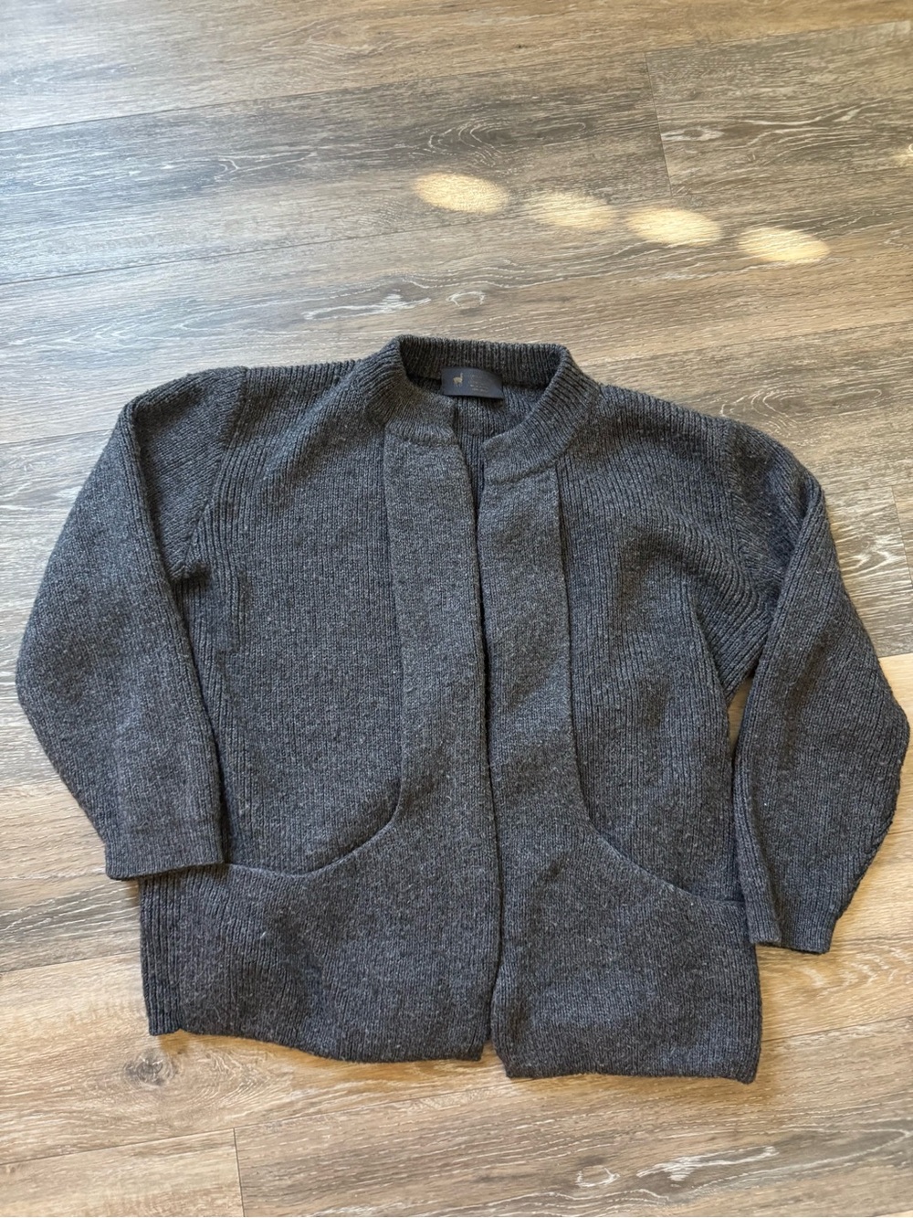 Artesanias Inka Baby Alpaca Knit Cardigan Sweater M
